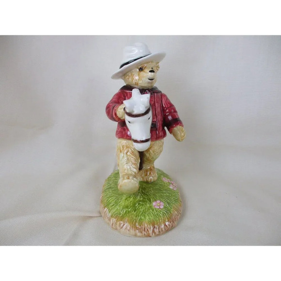 BIALOSKY & FRIENDS ceramic "ANDREW" Teddy Bear figurine Mountie bear scout - Picture 2 of 8